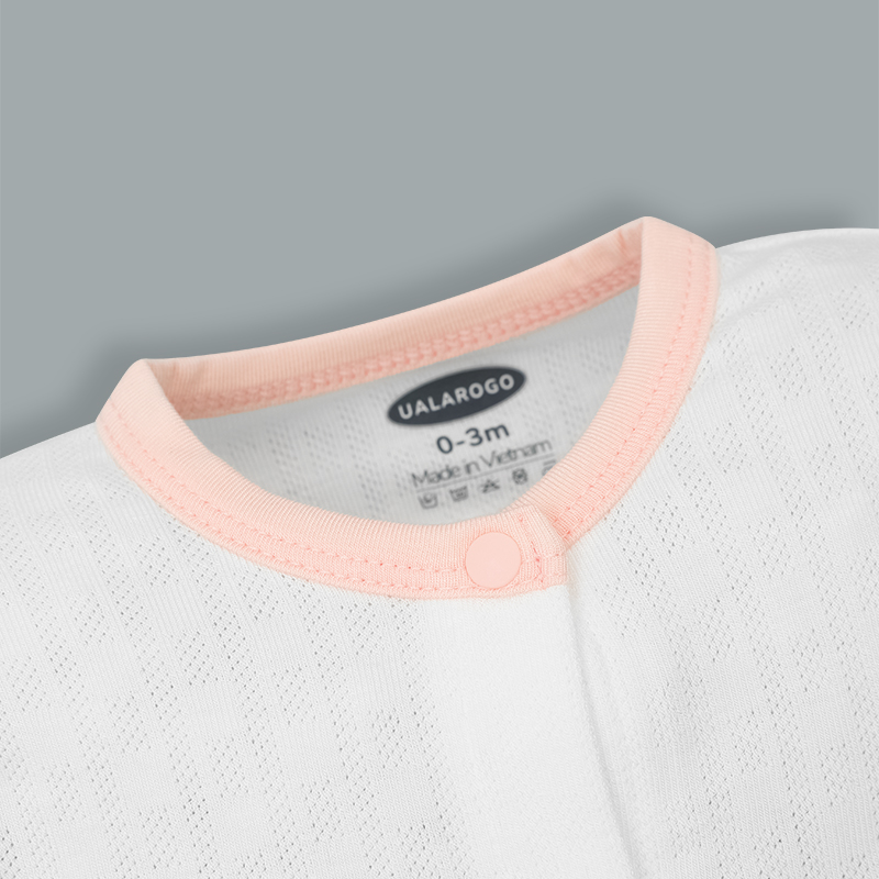 Bodysuit tay dài Ualarogo UR3719 màu hồng 3