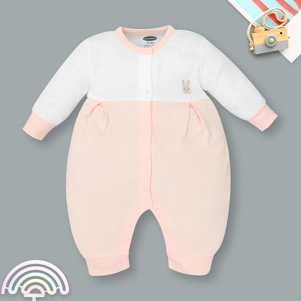 Bodysuit tay dài Ualarogo UR3719 màu hồng - AVAKids.com