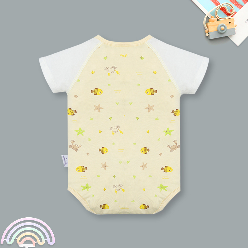 Bodysuit tay ngắn chip hoạ tiết BabyMommy 181025 màu xanh - Họa tiết ngẫu nhiên 18