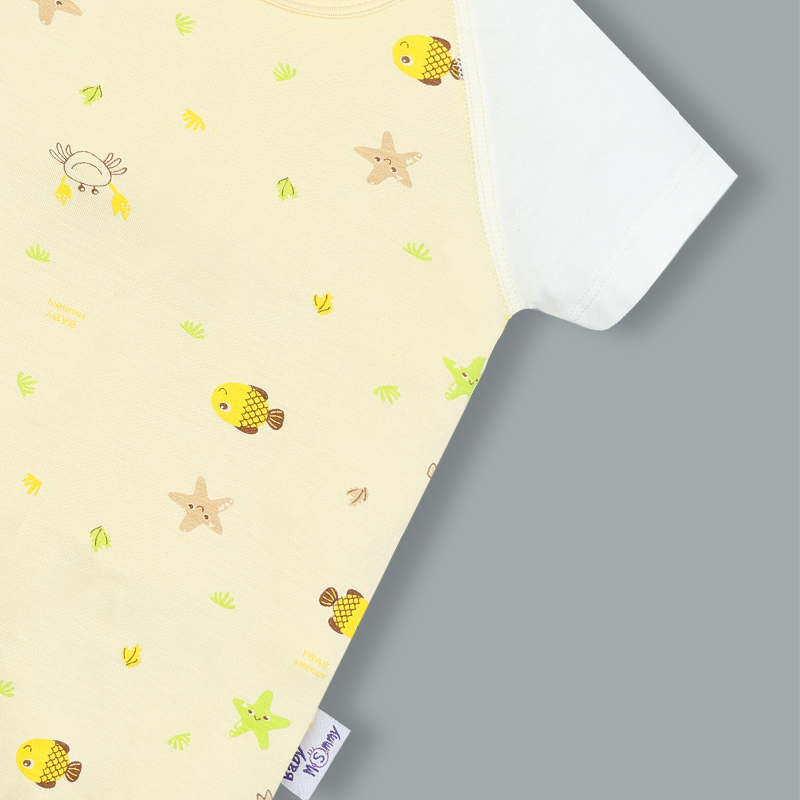 Bodysuit tay ngắn chip hoạ tiết BabyMommy 181025 màu xanh - Họa tiết ngẫu nhiên 20