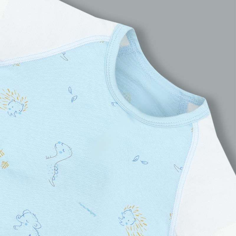 Bodysuit tay ngắn chip hoạ tiết BabyMommy 181025 màu xanh - Họa tiết ngẫu nhiên 3