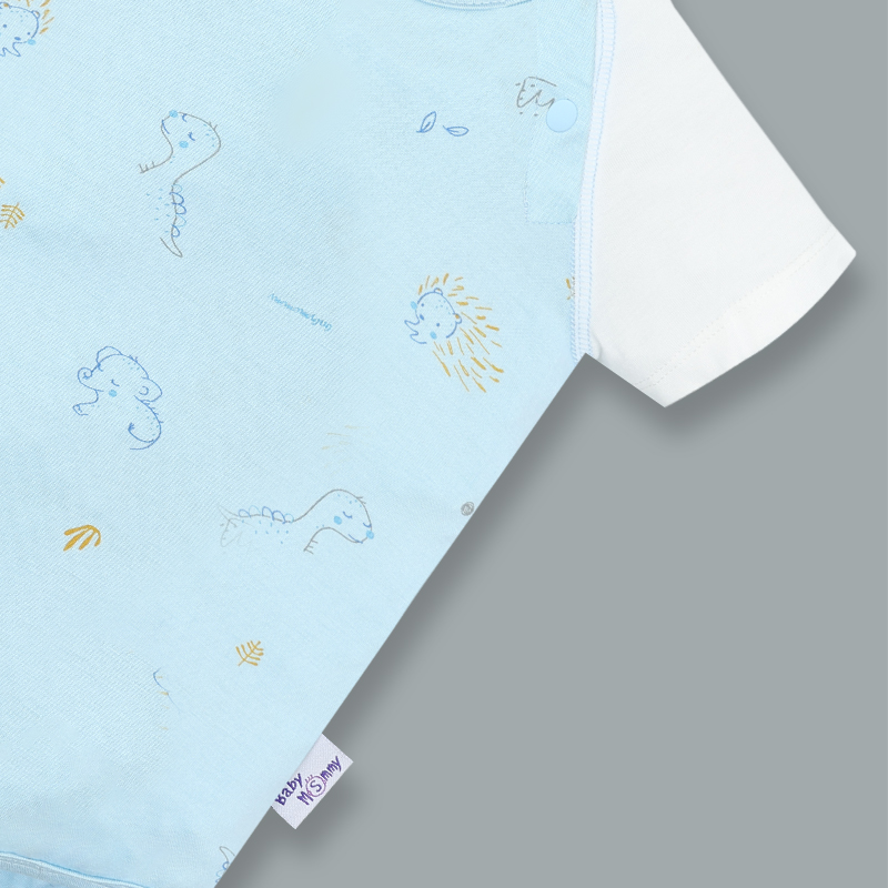 Bodysuit tay ngắn chip hoạ tiết BabyMommy 181025 màu xanh - Họa tiết ngẫu nhiên 5