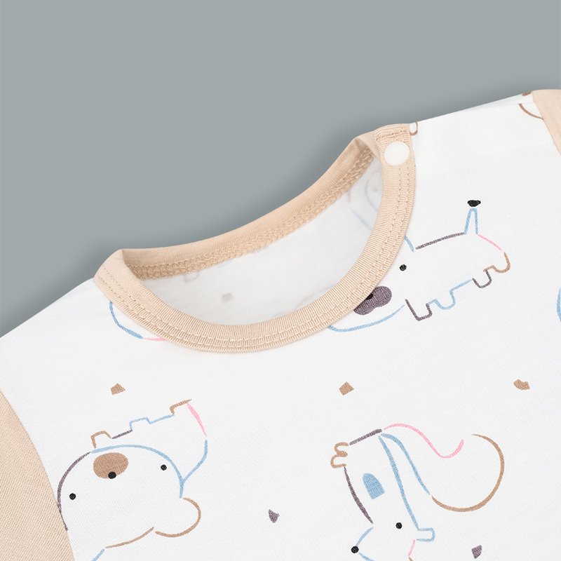 Bodysuit tay ngắn hoạ tiết BabyMommy 191025 màu xanh mint 11