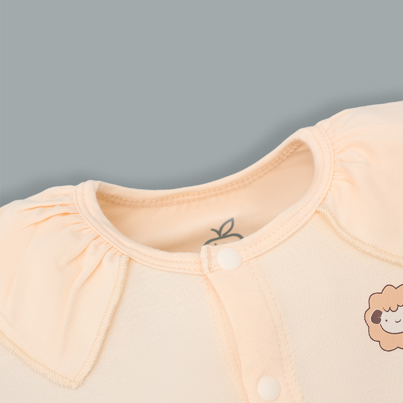 Bodysuit tay ngắn La Pomme giấc mơ mùa hè màu xanh 14