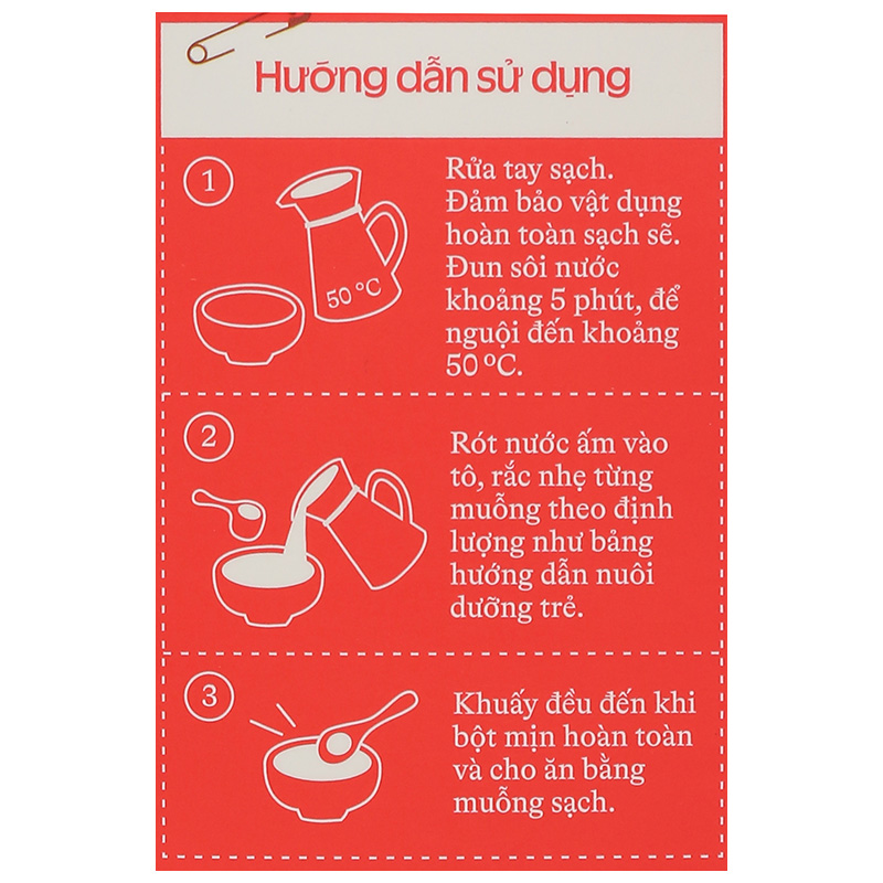 Bột ăn dặm Vinamilk RiDielac Gold yến mạch, gà và đậu Hà Lan hộp 200g (7 - 24 tháng) 37
