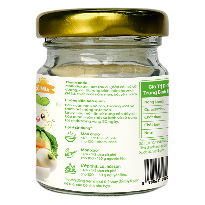 Bột nêm Anpaso măng tây hũ 60g - Giao bao bì ngẫu nhiên 32