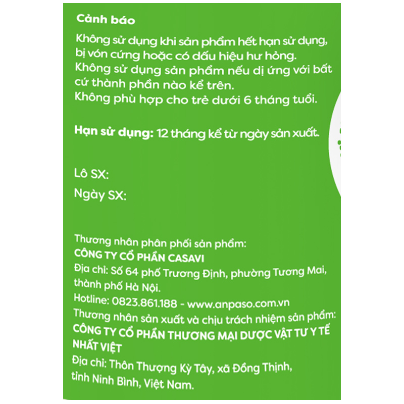 Bột nêm Anpaso măng tây hũ 60g - Giao bao bì ngẫu nhiên 36