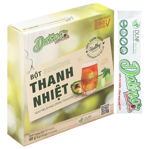 Bột Thanh Nhiệt Datino hộp 10 gói