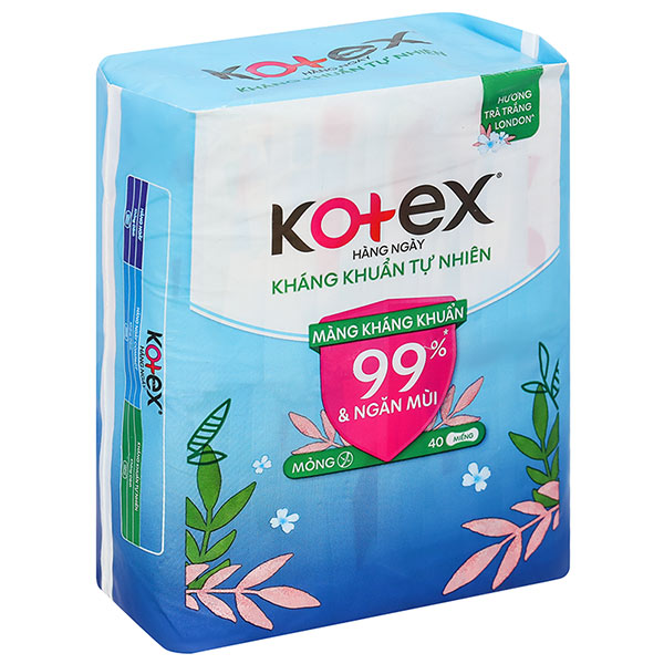 Băng vệ sinh hàng ngày Kotex kháng khuẩn tự nhiên