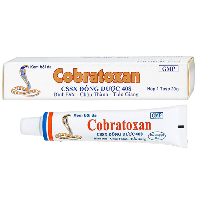 Kem bôi Cobratoxan trị triệu chứng đau trong các bệnh khớp tuýp 20g