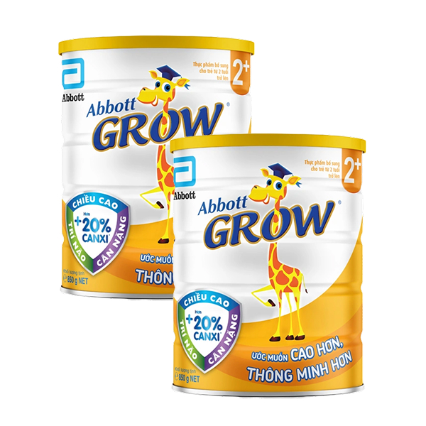 Combo 2 sữa bột Abbott Grow 2+