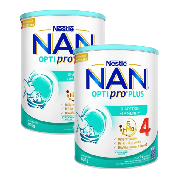 Combo 2 sữa bột NAN Optipro Plus số 4 - Giao bao bì ngẫu nhiên