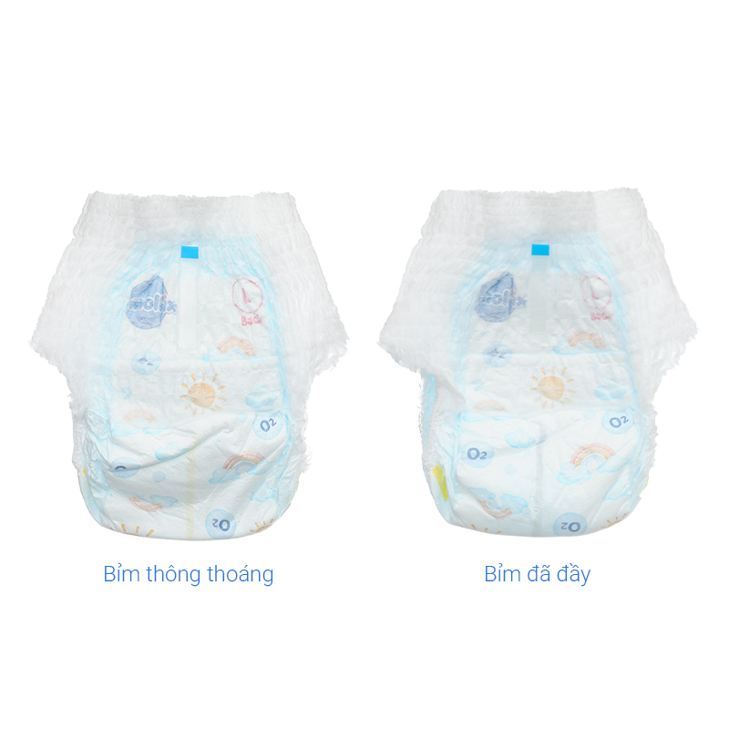 Combo 2 tã quần Molfix Oxy size L 68 miếng/bịch (9 - 13 kg) 13