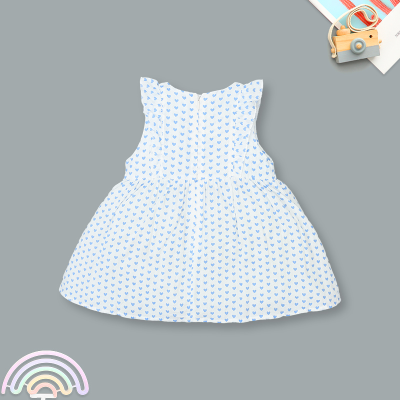 Đầm bé gái Rabity 950.105 màu xanh dương 2