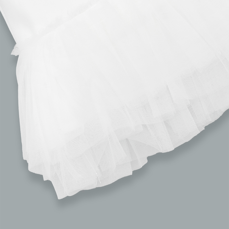 Đầm bé gái Rabity 952.018 màu trắng 5
