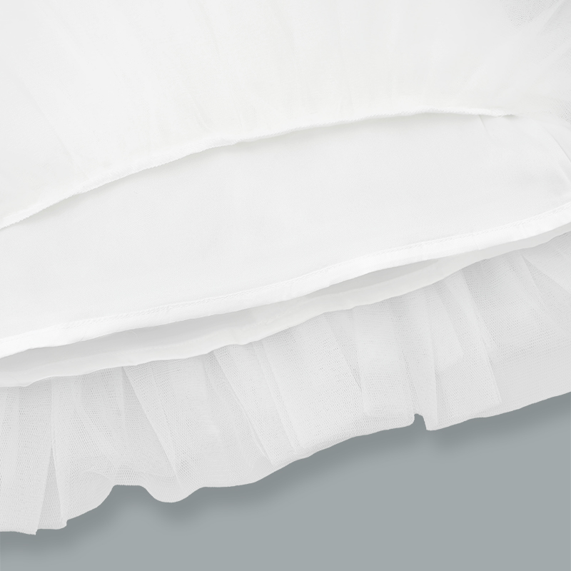 Đầm bé gái Rabity 952.018 màu trắng 6