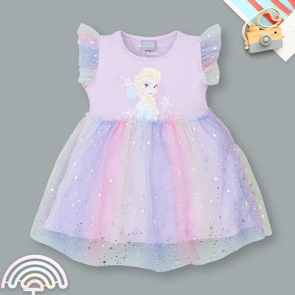 Đầm Rabity cotton tím