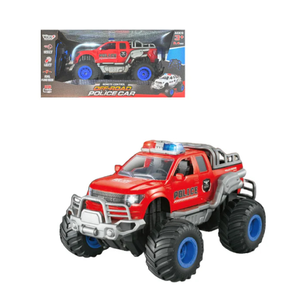 Đồ chơi điều khiển xe cảnh sát off-road phun sương VECTO VT2110A/RD