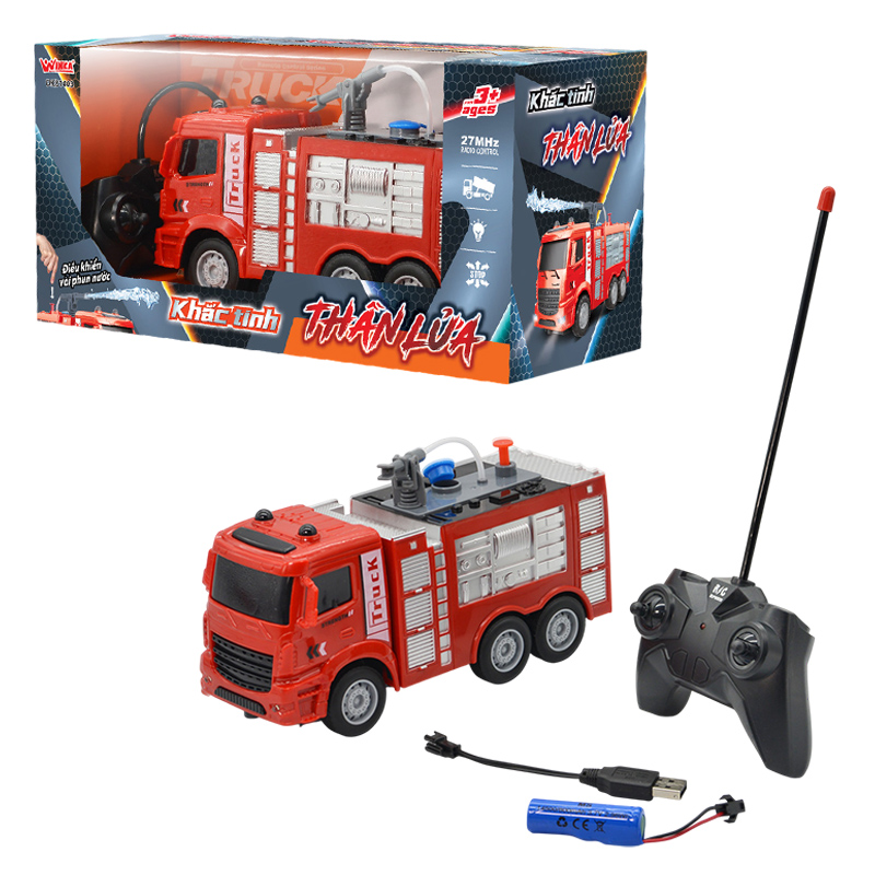 Đồ chơi điều khiển xe cứu hỏa khắc tinh thần lửa Winka DK81403 2