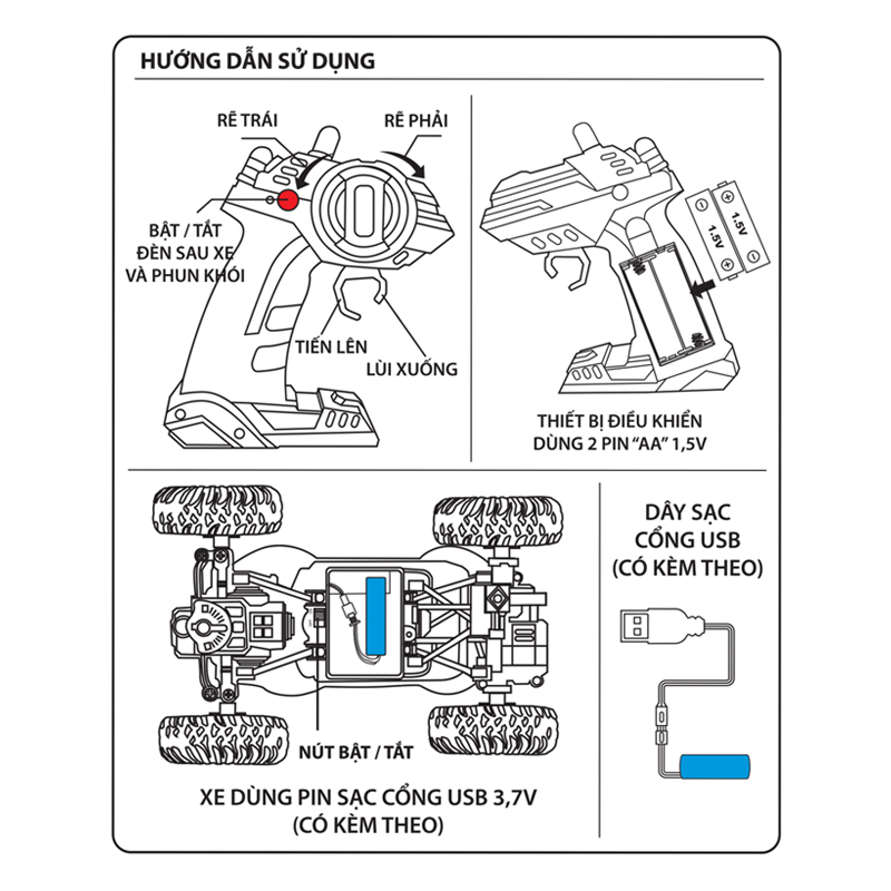 Đồ chơi điều khiển xe giáp thần vượt núi Winka DK81196 - Giao màu ngẫu nhiên 6