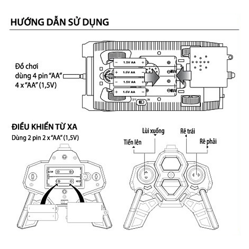 Đồ chơi điều khiển xe tăng Vua chiến trường Winka DK81327 5