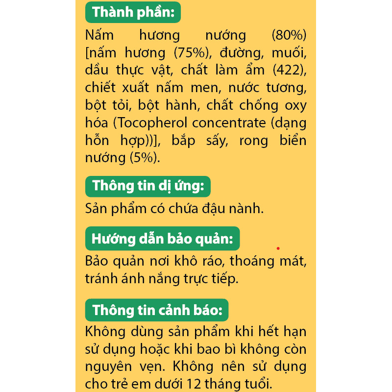 Gia vị rắc cơm IKIRO vị tôm nướng bơ tỏi 27g (từ 1 tuổi) 15