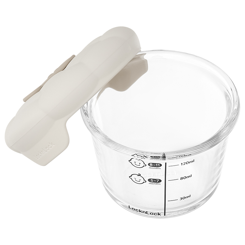 2 hộp đựng sữa và thức ăn dặm cho bé Lock&Lock LNG058S2IVY 150 ml - Màu be 3