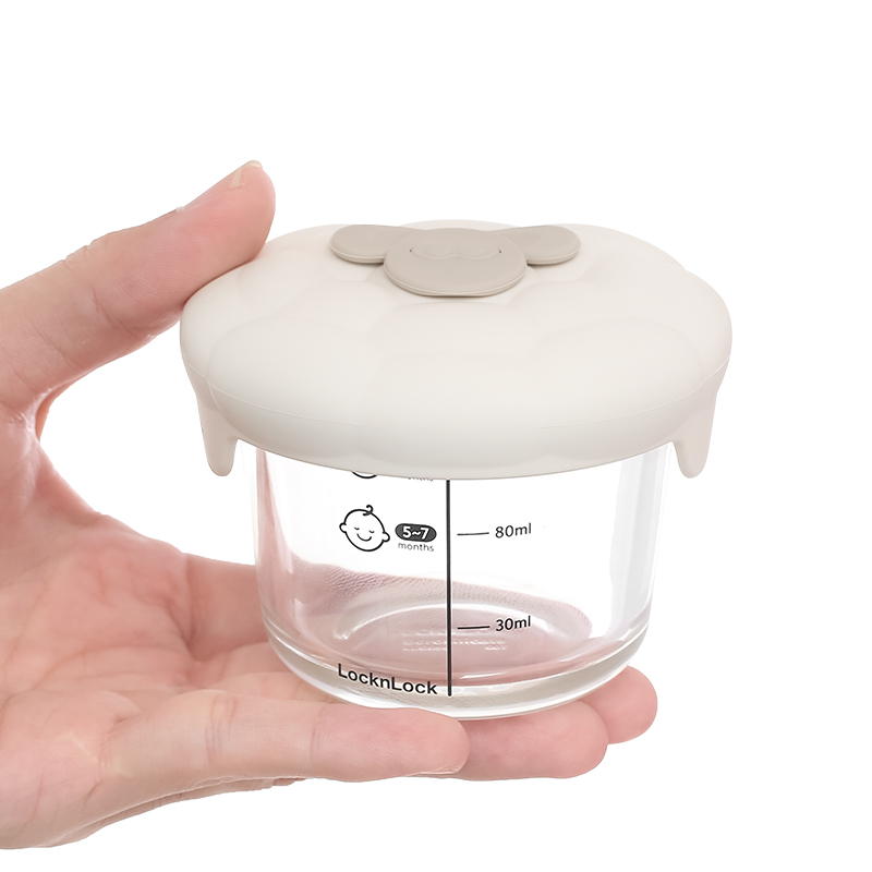 2 hộp đựng sữa và thức ăn dặm cho bé Lock&Lock LNG058S2IVY 150 ml - Màu be 6