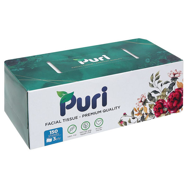 Khăn giấy rút Puri 3 lớp