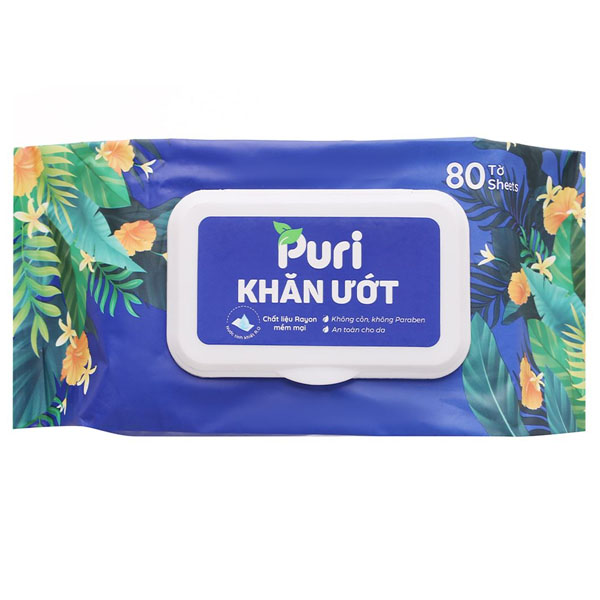 Khăn ướt Puri không mùi