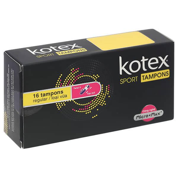 Băng vệ sinh Kotex Sport Tampon loại vừa