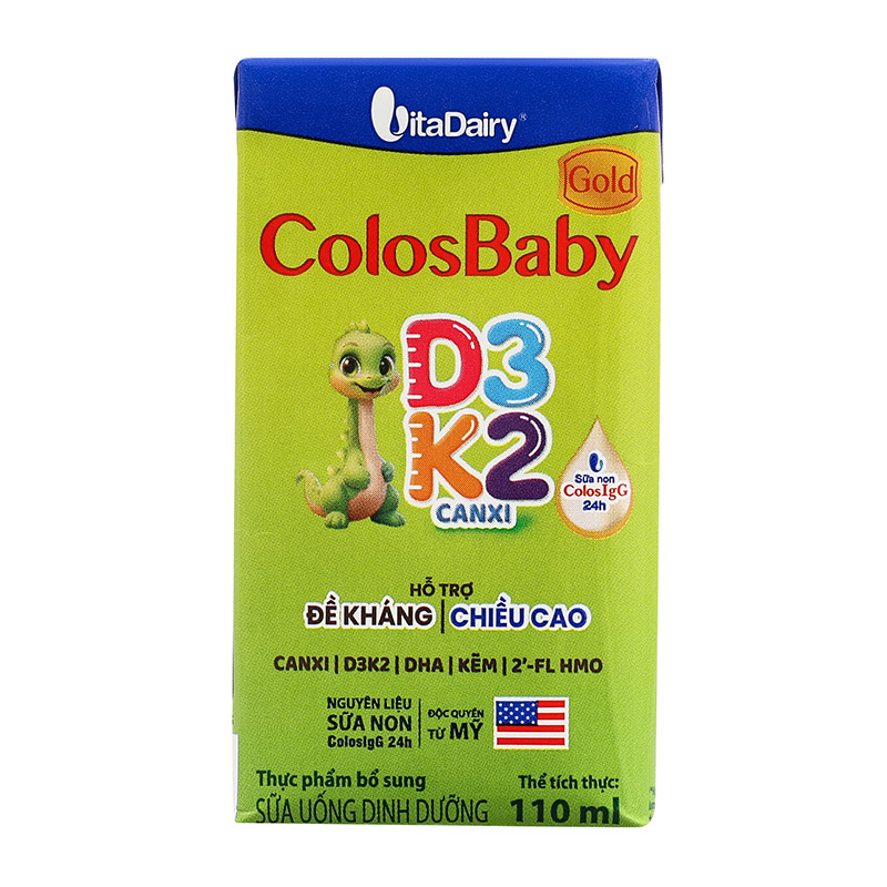 Thùng 48 hộp sữa non pha sẵn ColosBaby Gold D3K2 110 ml (từ 1 tuổi) 18
