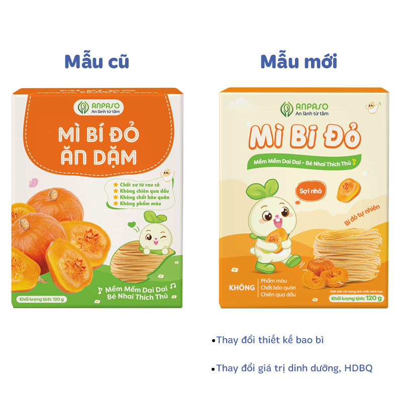 Mì ăn dặm hữu cơ củ cải đỏ và củ dền Anpaso 120g (từ 7 tháng) 11