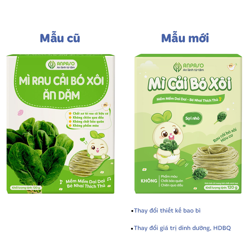 Mì ăn dặm hữu cơ củ cải đỏ và củ dền Anpaso 120g (từ 7 tháng) 18