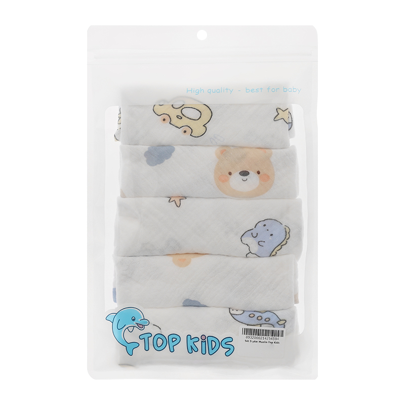 Set 5 yếm ăn cho bé TOP KIDS - Hình ngẫu nhiên (từ 0 tháng) 10