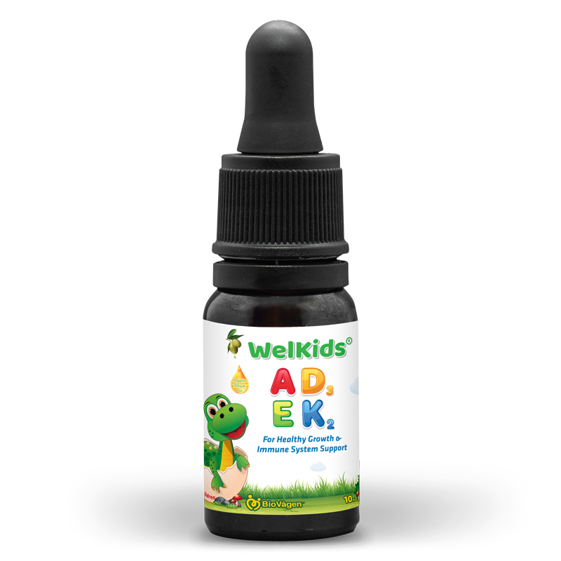 Combo 3 thực phẩm bảo vệ sức khỏe Welkids Adek D3K2 hỗ trợ tăng sức đề kháng, 10 ml dạng nhỏ giọt (từ 0 tháng) 15