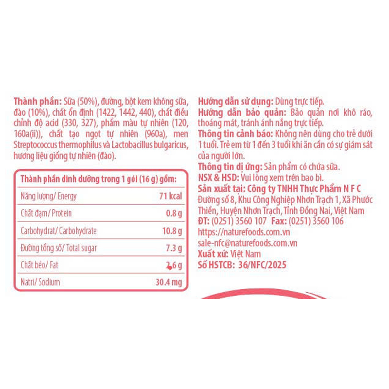 Sữa chua khô sấy thăng hoa vị socola IYAUA túi 16g (từ 1 tuổi) 12
