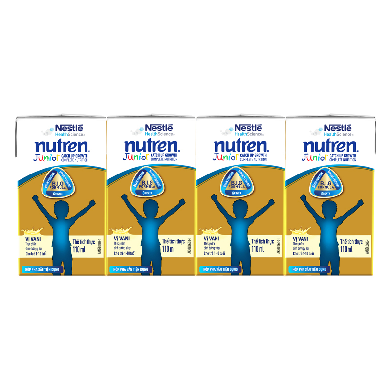 Thùng 36 hộp sữa pha sẵn Nutren Junior hương vani 110 ml (1 - 10 tuổi) - Giao bao bì ngẫu nhiên 5