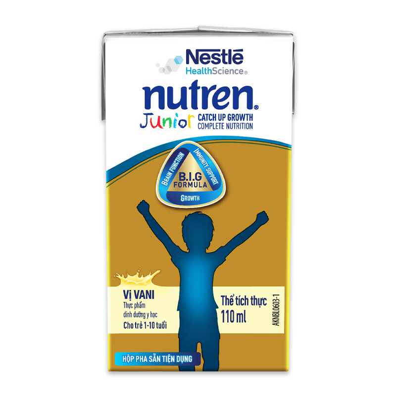 Thùng 36 hộp sữa pha sẵn Nutren Junior hương vani 110 ml (1 - 10 tuổi) - Giao bao bì ngẫu nhiên 7