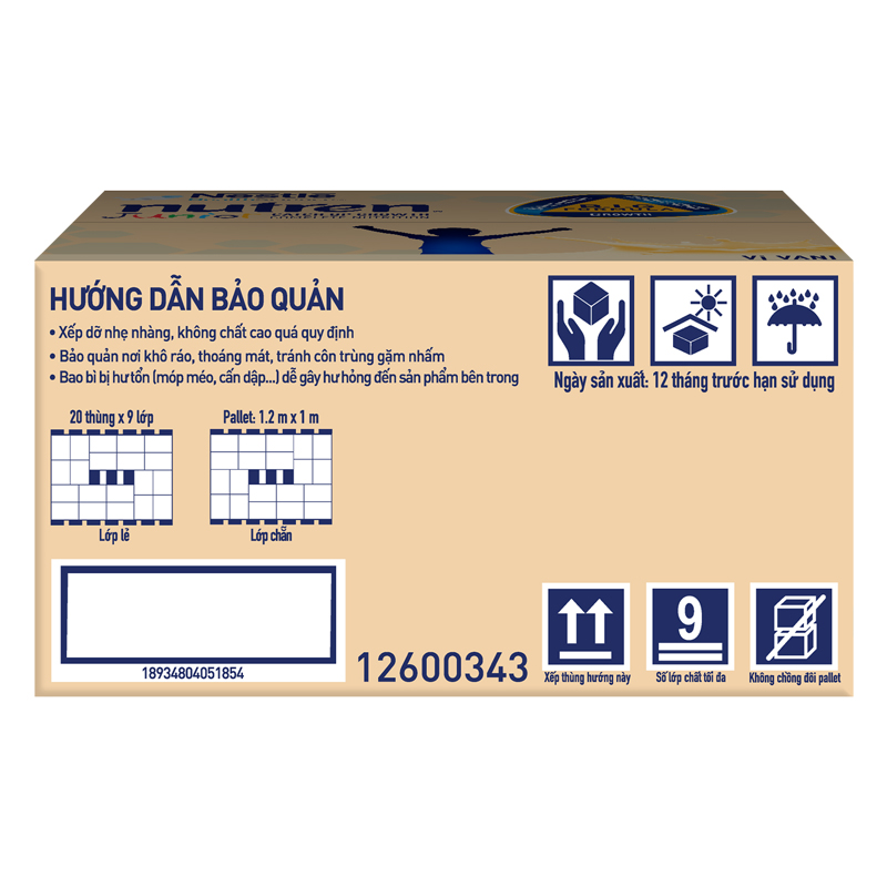 Combo 3 lốc 4 hộp sữa pha sẵn Nutren Junior hương vani 180 ml (1 - 10 tuổi) 22