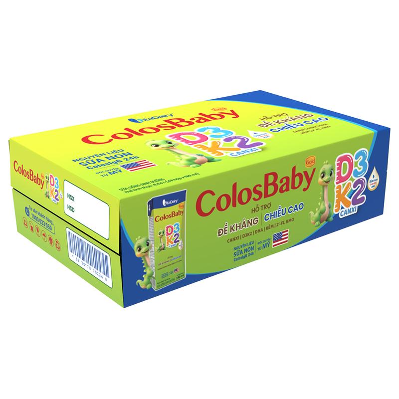 Lốc 4 hộp sữa non pha sẵn ColosBaby Gold D3K2 180 ml (từ 1 tuổi) 13