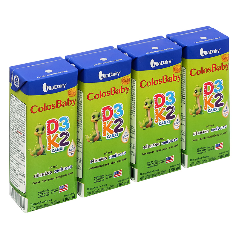 Lốc 4 hộp sữa non pha sẵn ColosBaby Gold D3K2 180 ml (từ 1 tuổi) 14