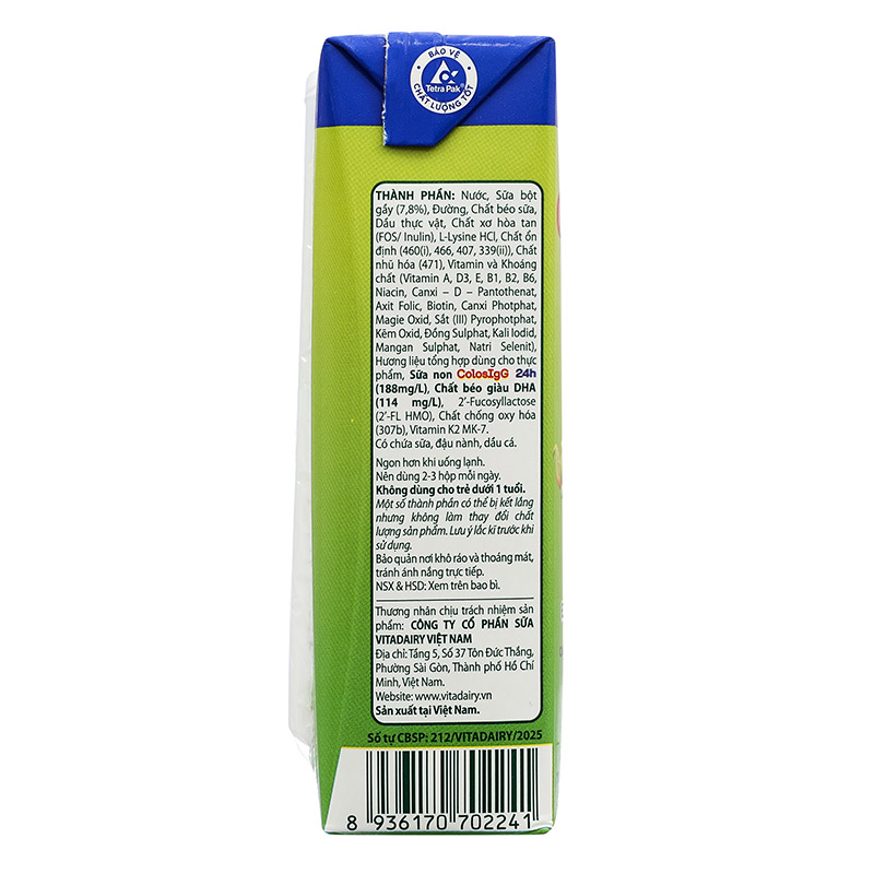 Lốc 4 hộp sữa non pha sẵn ColosBaby Gold D3K2 180 ml (từ 1 tuổi) 21
