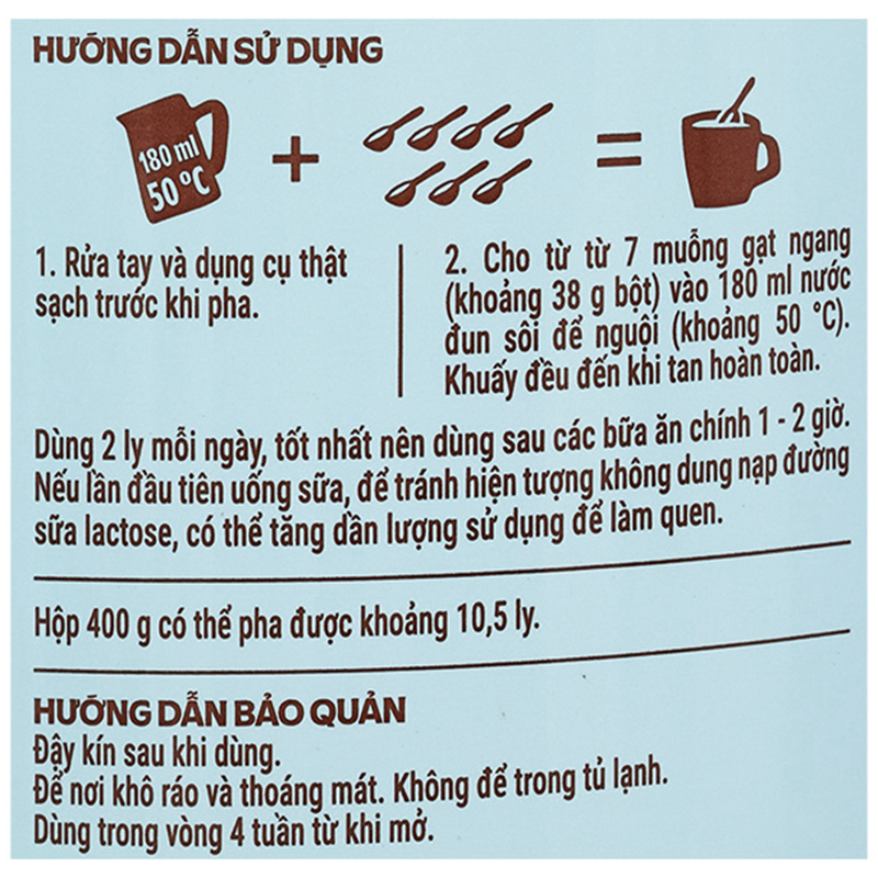 Sản phẩm dinh dưỡng ít béo, bổ sung canxi - Vinamilk Sure Canxipro - 24
