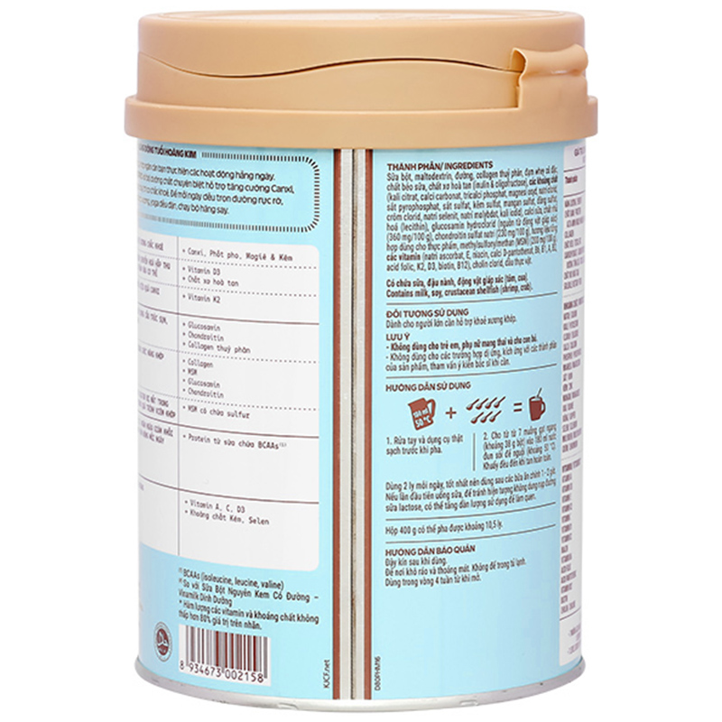 Sản phẩm dinh dưỡng ít béo, bổ sung canxi - Vinamilk Sure Canxipro - 16