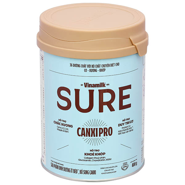 Sữa bột Vinamilk Sure Canxipro