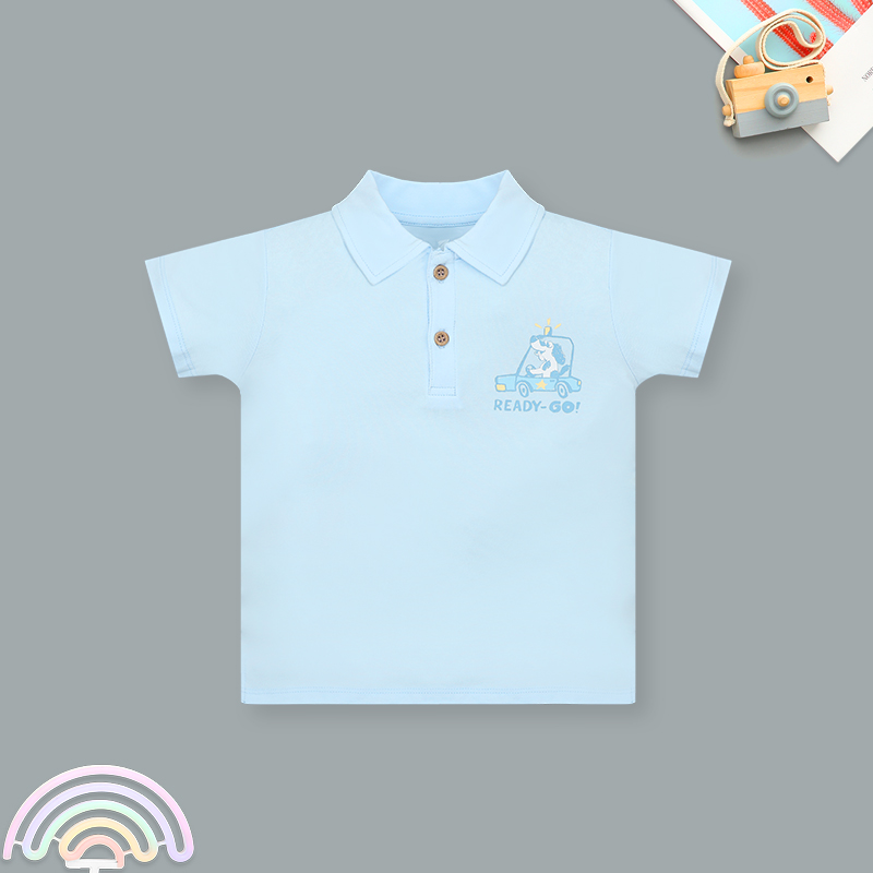 Bộ tay ngắn bé trai Lullaby NH556N màu nâu 16