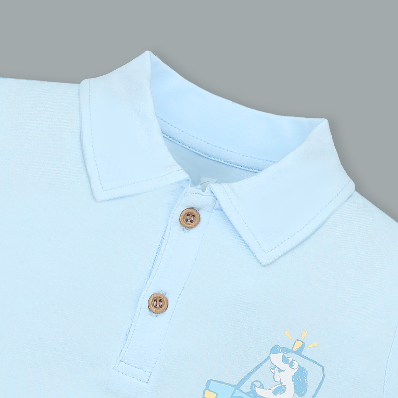 Bộ tay ngắn bé trai Lullaby NH556N màu nâu 18