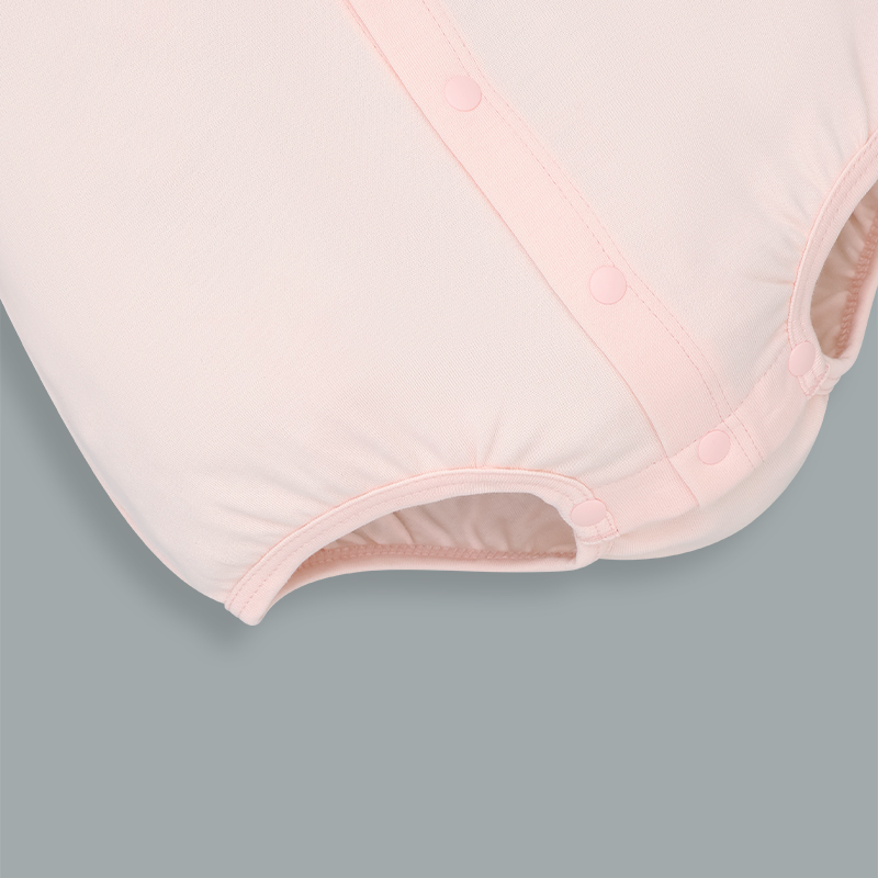 Bodysuit tay dài La Pomme giấc mơ mềm mại màu hồng 8