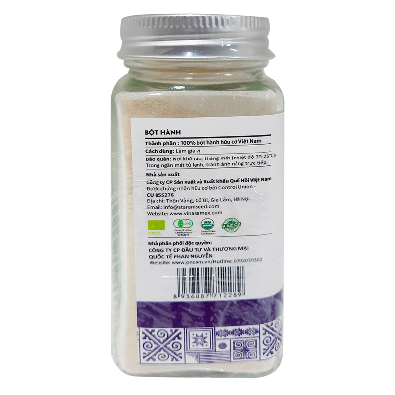 Bột hành hữu cơ Vinasamex hũ 50g 2